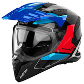 Casco Airoh Dual Bandit Tune Azul Rojo