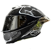 Casco Dc Shanghai Goldex Negro Plateado