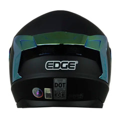 Casco Edge Extreme Solid Negro Dorado