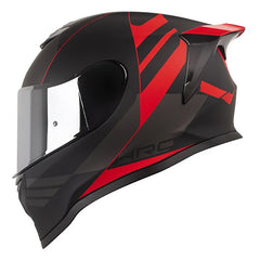 Casco Hro 506Sp Mariok Negro Rojo