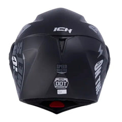 Casco Ich 3110 Speed_Mast Negro Gris Visor Silver