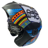 Casco Ich 3110 Vueltiao Negro Naranja