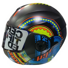 Casco Ich 3110 Vueltiao Negro Naranja
