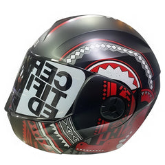 Casco Ich 3110 Vueltiao Negro Rojo