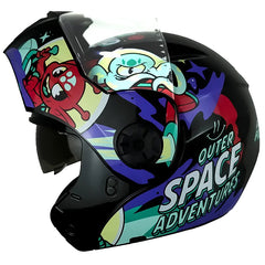 Casco Ich 3110s Kids Astro Fight Negro Rojo
