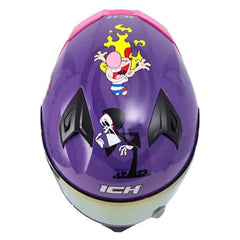 Casco Ich 503 Edicion Especial Billy Mandy Morado Visor Morado