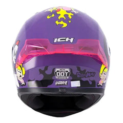 Casco Ich 503 Edicion Especial Billy Mandy Morado Visor Morado