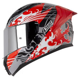 Casco Ls2 FF353 Kame Negro Rojo