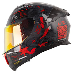 Casco Ls2 FF808 Stream I Gp Gris Rojo