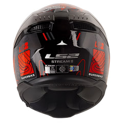 Casco Ls2 FF808 Stream I Gp Gris Rojo