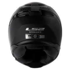 Casco Ls2 Ff808 Stream II Solid Negro Visor Revo Morado