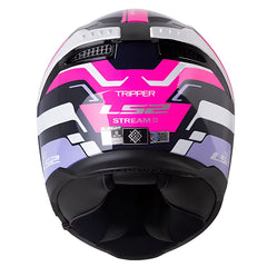 Casco Ls2 Ff808 Stream Tripper Azul Fucsia