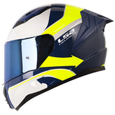 Casco Ls2 Ff810 Vision Gris Claro Amarillo Neon