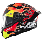 Casco Mt Thunder 4Sv Yamanaka 2024 Amarillo Rojo