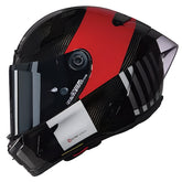 Casco Nolan 804Rs Ultra Carb Combo Gar Negro Rojo Gris