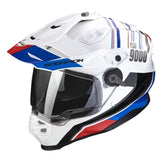 Casco Scorpion ADF-9000 Air Des Blanco Azul Rojo