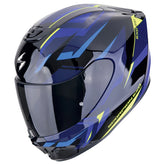 Casco Scorpion Exo-391 Aaxo Negro Azul