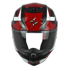 Casco Scorpion Exo-391 Cp Negro Rojo
