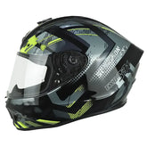 Casco Scorpion Exo-391 Cuter Negro Amarillo