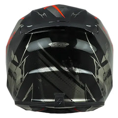Casco Scorpion Exo-391 Cuter Negro Rojo