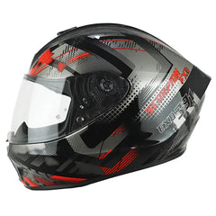 Casco Scorpion Exo-391 Cuter Negro Rojo