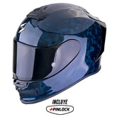 Casco Scorpion Exo-R1 Evo Onyx Air Carbono Azul