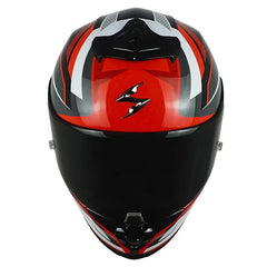 Casco Scorpion Exo-R1 Evo ll Air V Gris Blanco Rojo