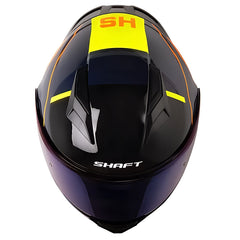 Casco Shaft 3820 Sp Seven Azul Oscuro Naranja