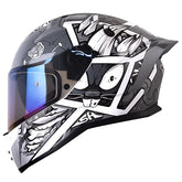 Casco Shaft 504Dv Crazy Comi Gris Oscuro Silver