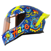 Casco Shaft 504 Love and Hate Azul