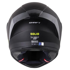 Casco Shaft 526Sp Evo Solid Negro Amarillo Neón Visor Iridium Azul