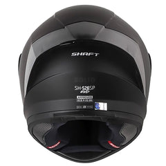 Casco Shaft 526Sp Evo Solid Negro Gris Oscuro Visor Iridium Dorado