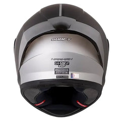 Casco Shaft 526sp Evo Narkan Gris Visor Iridium Silver