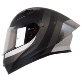 Casco Shaft 526sp Evo Narkan Gris Visor Iridium Silver