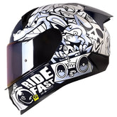 Casco Shaft 560 Avicena Azul Oscuro Blanco