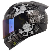 Casco Shaft 560 Evo Anarchy Negro Blanco