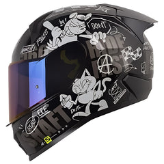 Casco Shaft 560 Evo Anarchy Negro Blanco