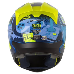 Casco Shaft 560 Evo G2G Azul Amarillo Neon