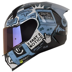 Casco Shaft 560 Evo G2G Azul Blanco
