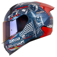 Casco Shaft 560 Evo Mankind Camaleon Rojo