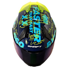 Casco Shaft 560 Evo Notes Azul Amarillo