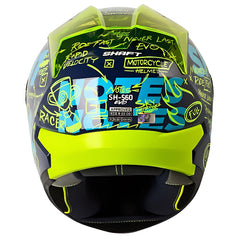 Casco Shaft 560 Evo Notes Azul Amarillo