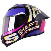 Casco Shaft 584 Sp Rgb Morado Visor Revo Morado