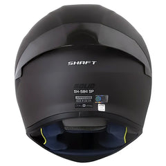 Casco Shaft 584 Sp Solid Gris Oscuro Negro Visor Iridium Azul