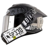 Casco Shaft 584 Sp State Gris Visor Iridium Silver