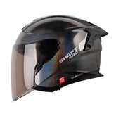 Casco Shaft Pro 240Dv Solid Camaleon Gris Oscuro Visor Smoke