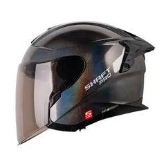 Casco Shaft Pro 240Dv Solid Camaleon Gris Oscuro Visor Smoke