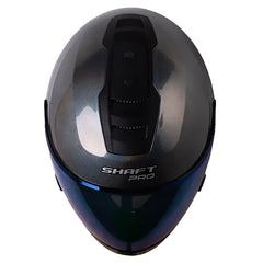 Casco Shaft Pro 300 Modular Solid Camaleon Visor Iridium Azul