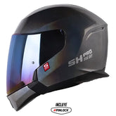 Casco Shaft Pro 300 Modular Solid Camaleon Visor Iridium Azul