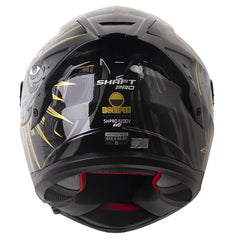 Casco Shaft Pro 610Dv Eclipse Negro Dorado